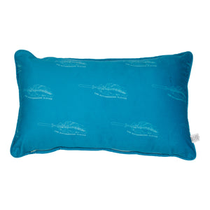 Turquoise Rectangular Fashion Pillows | F#!K  Scleroderma