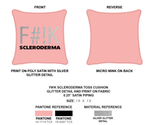 Load image into Gallery viewer, Square Fashion Pillows | F#!K  Scleroderma
