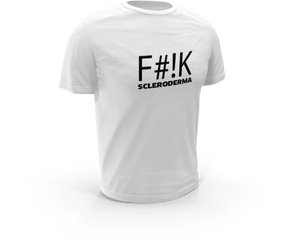 White T-Shirt| F#!K Scleroderma